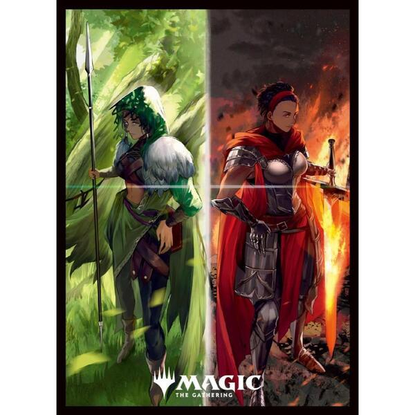 MTG プレイヤーズカードスリーブ エルドレインの森 似通った生命 (MTGS-285) 【1パック 新品未開封-4970381801977】
