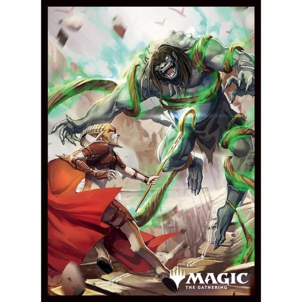 MTG プレイヤーズカードスリーブ エルドレインの森 自然の意志 (MTGS-291)【1パック 新品未開封-4970381802035】