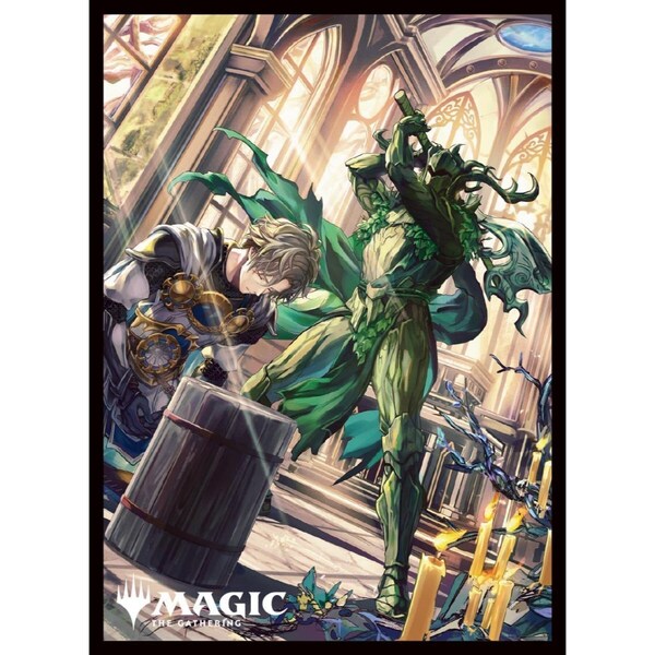 MTG プレイヤーズカードスリーブ エルドレインの森 霊体の正義 (MTGS-283) 【1パック 新品未開封-4970381801953】