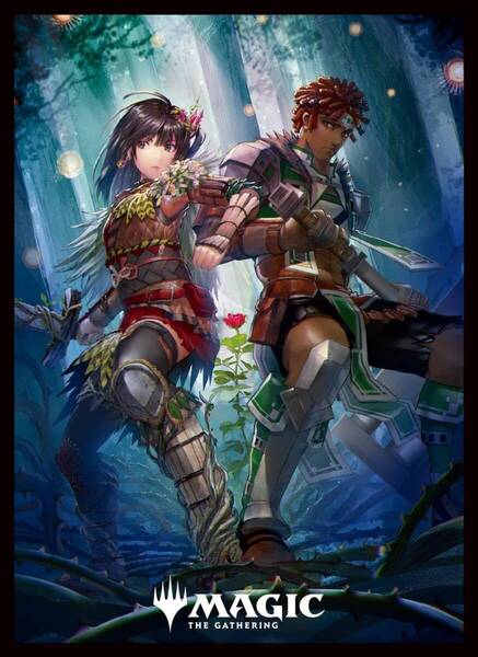 MTG プレイヤーズカードスリーブ エルドレインの森 中心部の防衛 (MTGS-278) 【1パック 新品未開封-4970381801236】