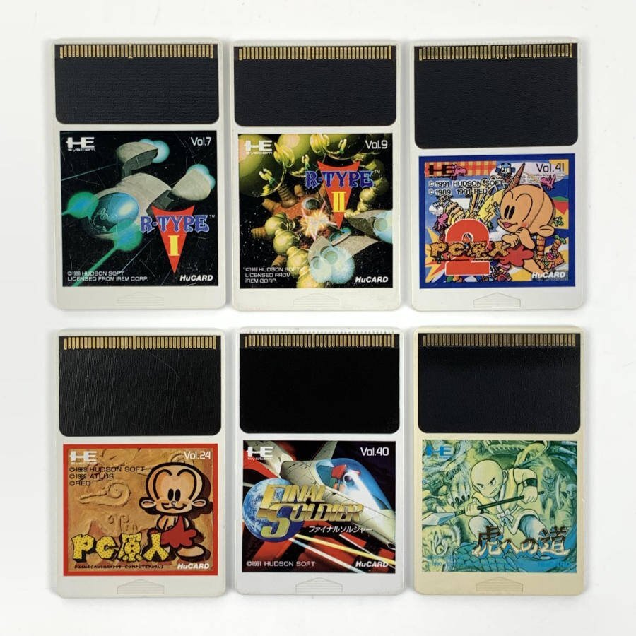 PCエンジン HuCARD5点まとめ PCエンジン HuCARD5点まとめ