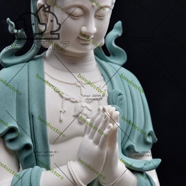 新入荷★ 極美品 祈福観音 最新作 陶磁器 仏教美術 玄関 精密細工 新入荷★ 極美品 祈福観音 最新作 陶磁器 仏教美術 玄関 精密細工