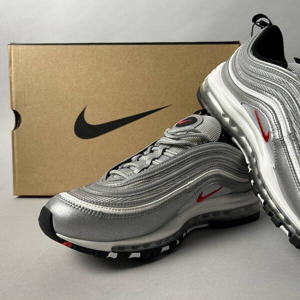 新品 ナイキ NIKE エアマックス 97 AIRMAX OG デッドストック 27㎝ シルバーバレット SILVER BULLET 紙タグ 箱付