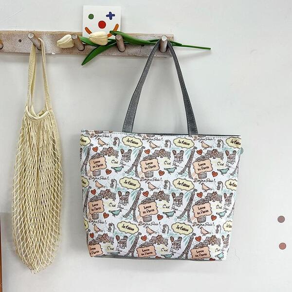 バッグ 鞄 キャンバス トートバッグ 芸術 プリント かばん お買い物