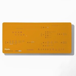 ●キーボード マウスパッド ショートカットキーシリーズ イエロー ゲーミング デスク macOS ショートカット表示 780mm×300mm×3mm