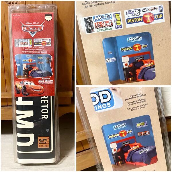 CARS GiantStickers カーズ ステッカー ピストンカップ PISTON CUP NoStall MOOD RPM NITROADE ハドソン シール クリスマス