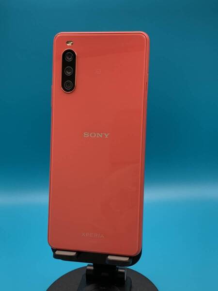 ★激安 Xperia 10 III 128GB SIMロック解除済み 最大容量良好 格安SIM可 KDDI 〇 SOG04 ピンク APF1401 A-1