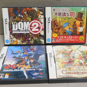 Rい122 送料無料 同梱不可 4本セット ・ドラゴンクエストモンスターズ ジョーカー2 ・レイトン教授 ・RPGツクールDS+ ・聖剣伝説
