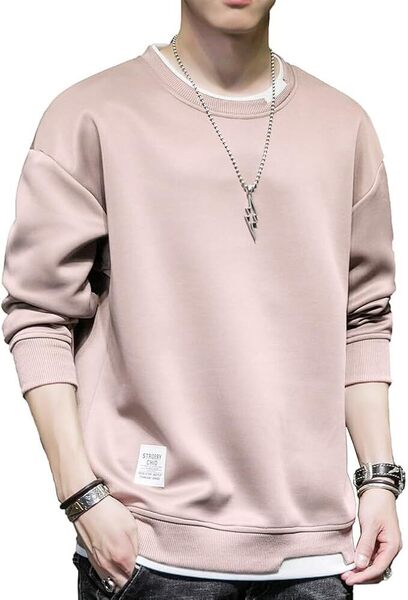 Metakey トレーナー メンズ パーカー 秋服 長袖 トップス かっこいい プルオーバー おしゃれ スウェット Tシャツ 大きいサイズ ストリート