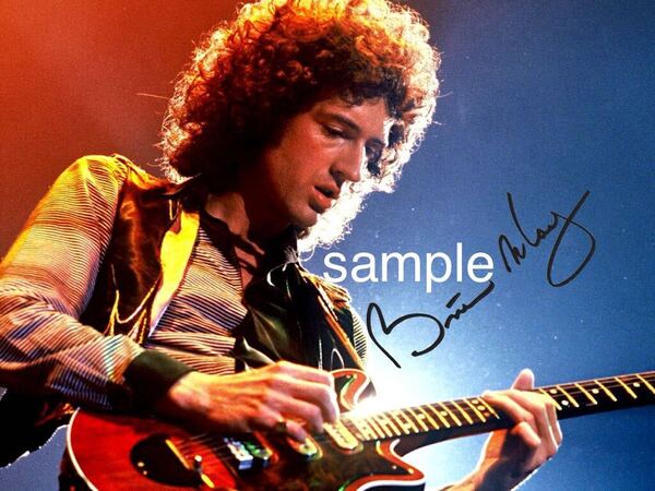 【送料込み】 Queen ブライアン・メイ 高画質 サイン フォト 写真 クイーン