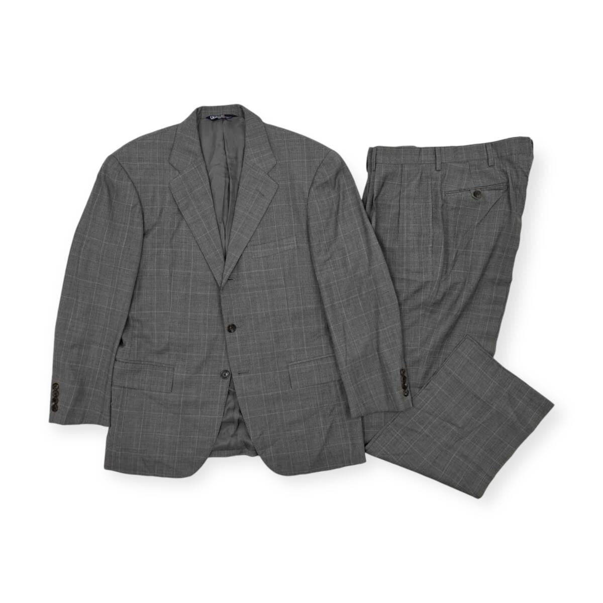 RALPH LAUREN グレーチェックシングル1B パンツスーツセットアップ9 2025年最新】Yahoo!オークション -ラルフローレン セットアップ