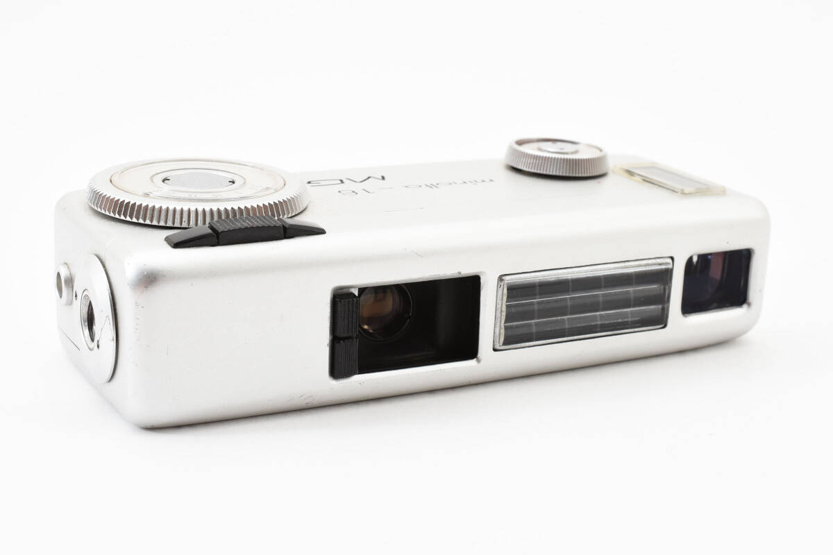 【完動品】Minolta-16 MG Rokker 20mm 2.8 ミノルタ フィルムカメラ 豆カメラ ミニカメラ #294