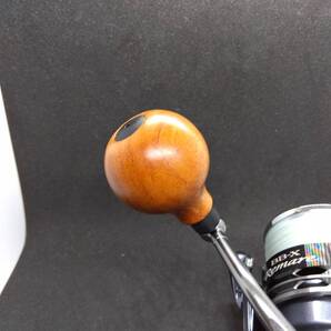 ウッドハンドルノブ Type-A/Type S 38mm ラウンドノブ ケヤキ 欅老木 (P2409024)