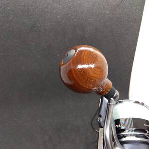 ウッドハンドルノブ Type-A/Type S 38m ラウンドノブ ブラックウォールナット (ウレタン仕上) (P2409026)