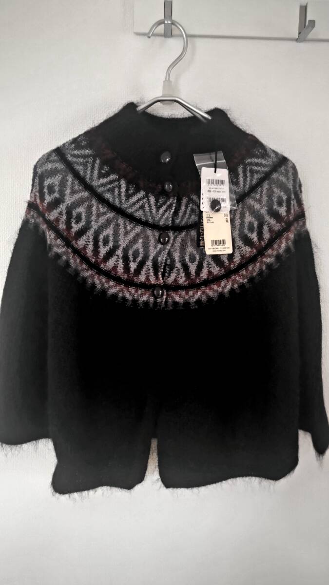 【定価26,400円】M.&KYOKO ニット ポンチョ ケープ 新品 エムアン