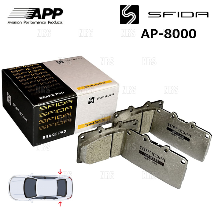 APP エーピーピー SFIDA AP-8000 (リア) フォレスター/STI SF5/SF9/SG5 97/2~03/1 (219R-AP8000
