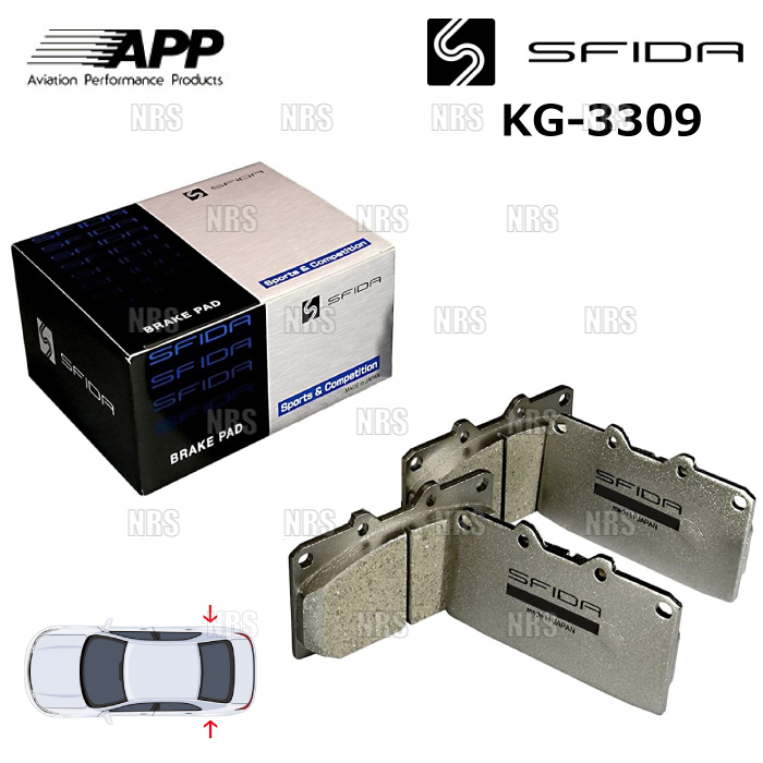 APP エーピーピー SFIDA KG-3309 (リア) ロードスター クーペ NB6C改/NB8C改 03/9~ (104R-KG3309