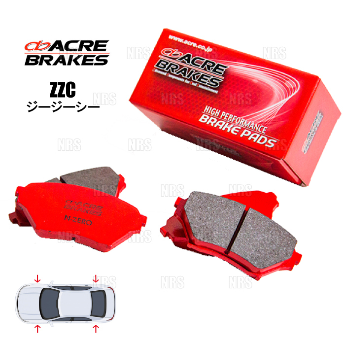 ACRE アクレ ZZC ジィジィシィ (前後セット) WRX STI S207 VAB 15/1~ ブレンボ (699/418-ZZC