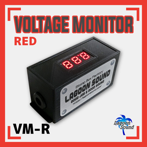 VM-R】電力安心!ボルテージモニター【 VOLTAGE MONITOR 】軽量小型!ボードの新アイテム!ミニデジタル電圧計=RED= #OTHER #LAGOONSOUND