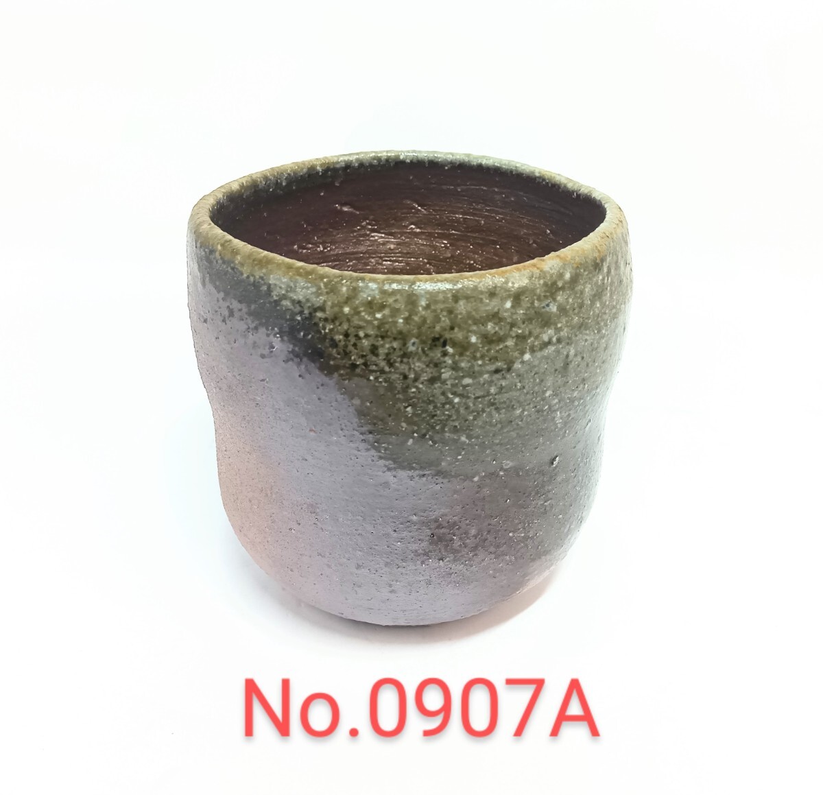 備前焼 茶道具【備前 翠山作 土瓶蒸し 急須 猪口 5客組