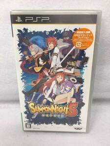 KY-925 未開封 PSP サモンナイト 5 SUMMON NIGHT 5 希少 絶版 SONY