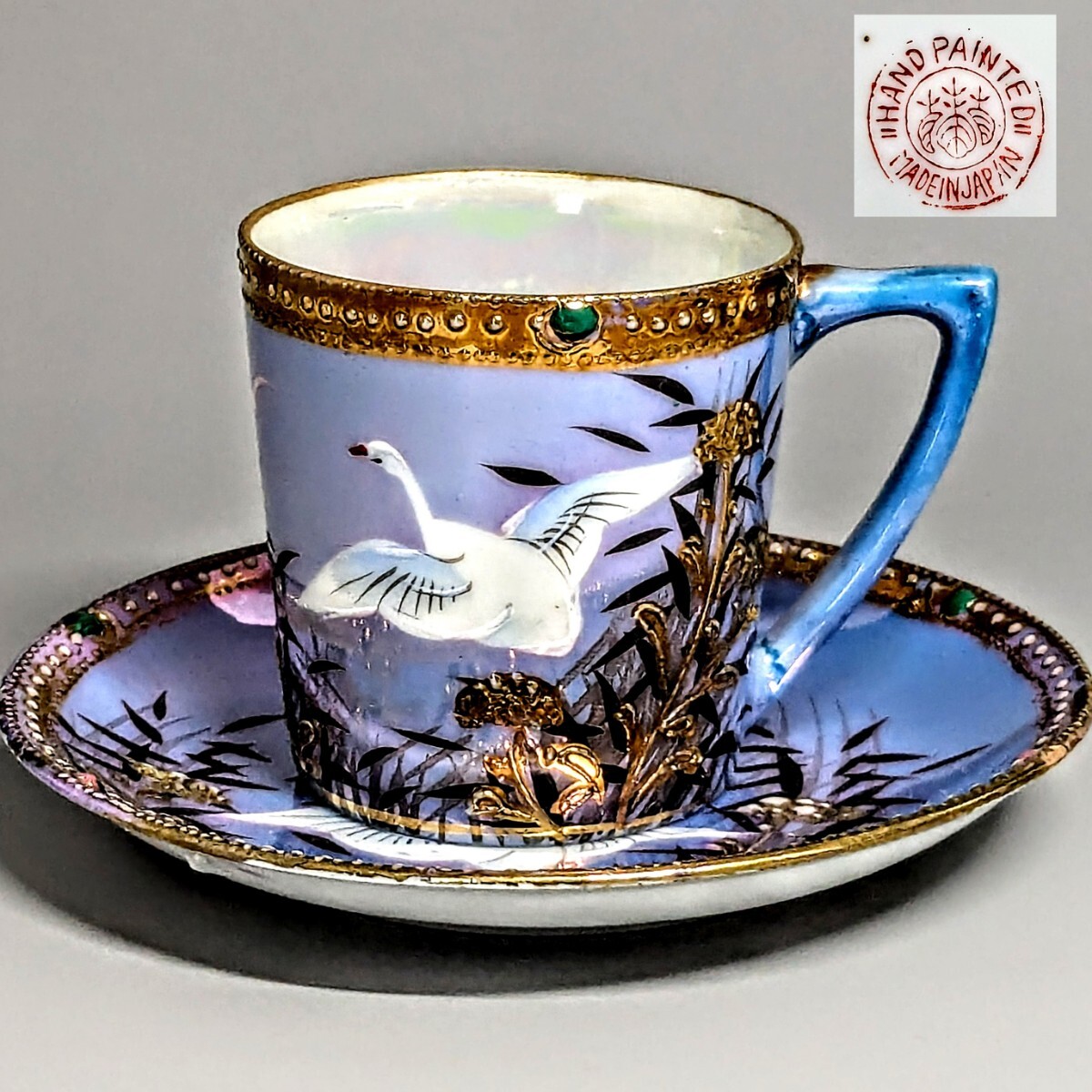 オールドノリタケ 金盛りジュール フライングスワン コーヒーポット 23cm : no1183 : アンティーク陶磁器 ちるんはうす - 通販 -  Yahoo!ショッピング