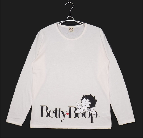 即決■★Betty Boop / ベティ・ブープ★■ロンT Lady's SIZE=L