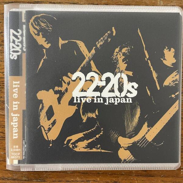22-20s CD live in japan