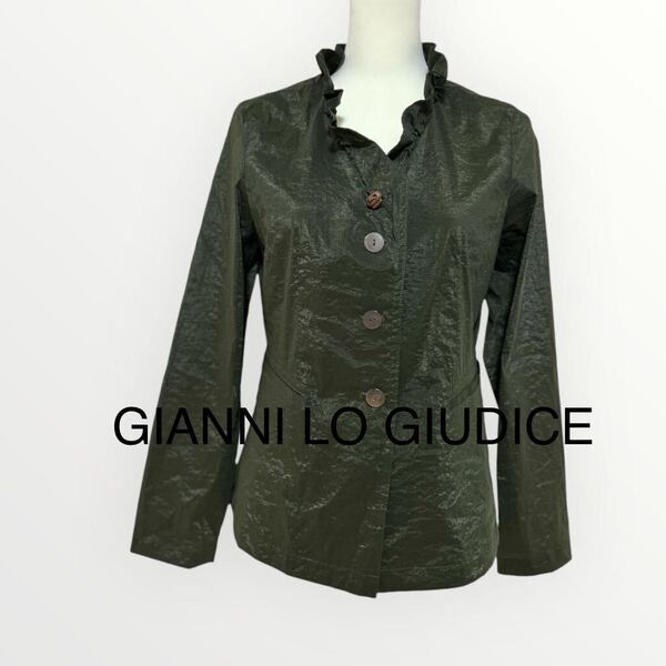 GIANNI LO GIUDICE ジャンニロジュディチェ フリル襟 ジャケット
