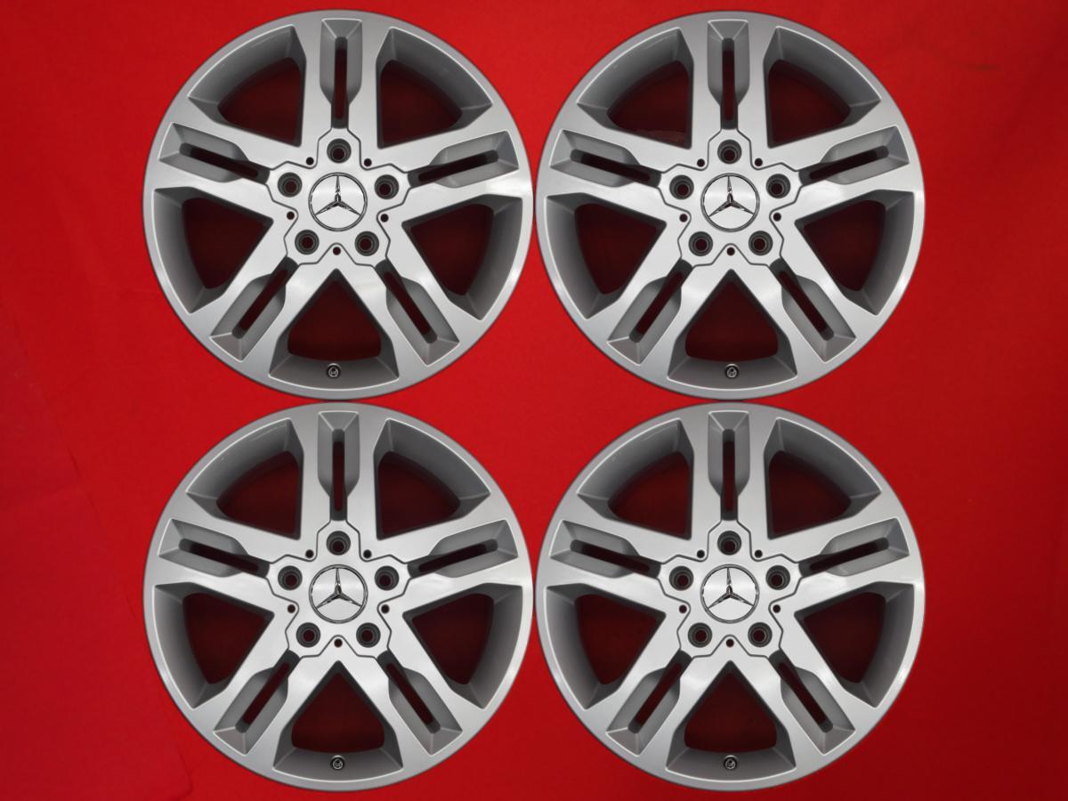MERCEDESBENZ メルセデス・ベンツ Gクラス G550ロング 純正 5本スポーク 中古ホイール 4本 7.5J 18インチ PCD130 5穴 +63 ハブ84 aa18