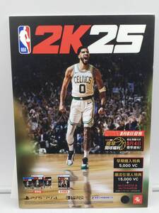 新品 未使用 Nintendo Switch ニンテンドースイッチ NS PS4 PS5 NBA 2K25 海外 中国語(繁体)店頭販促用 スタンドポップ Stand Pop 非売品