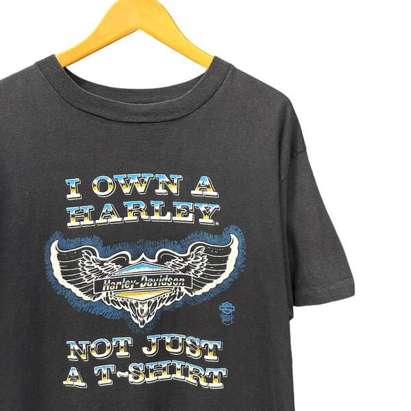 80s ビンテージ ハーレーダビッドソン 両面プリント Tシャツ XL USA製 80年代 ヴィンテージ Harley Davidson バイカー チョッパー