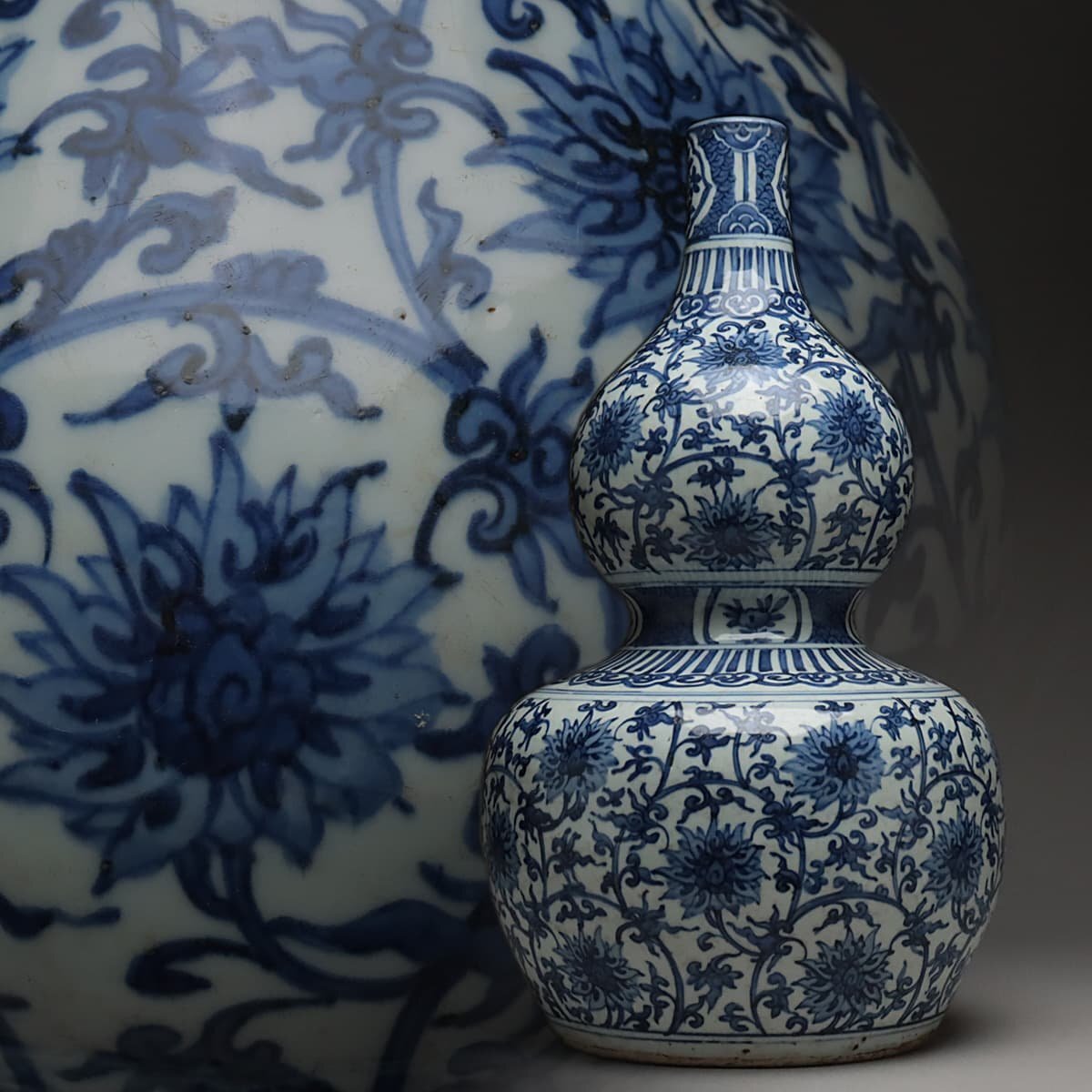 Yahoo!オークション -「青花 花瓶」(染付) (骨董陶磁器一般)の