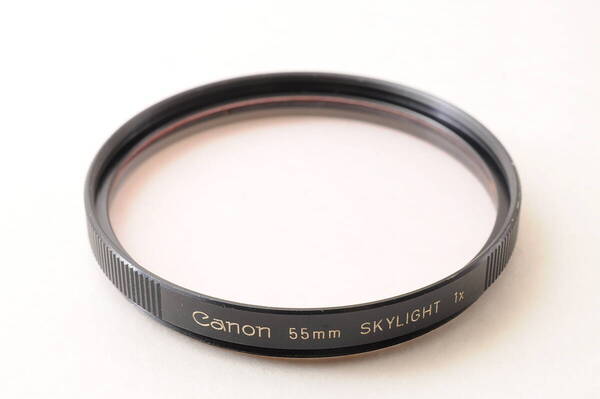 キヤノン CANON 55mm SKYLIGHT 1x カメラ レンズ フィルター @3422