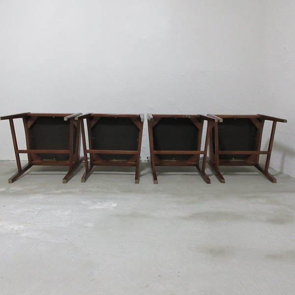 イギリス ビンテージ 家具 ダイニングチェア 4脚セット イス