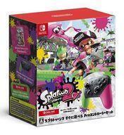 中古ニンテンドースイッチソフト スプラトゥーン2 すぐに遊べる Proコントローラーセット