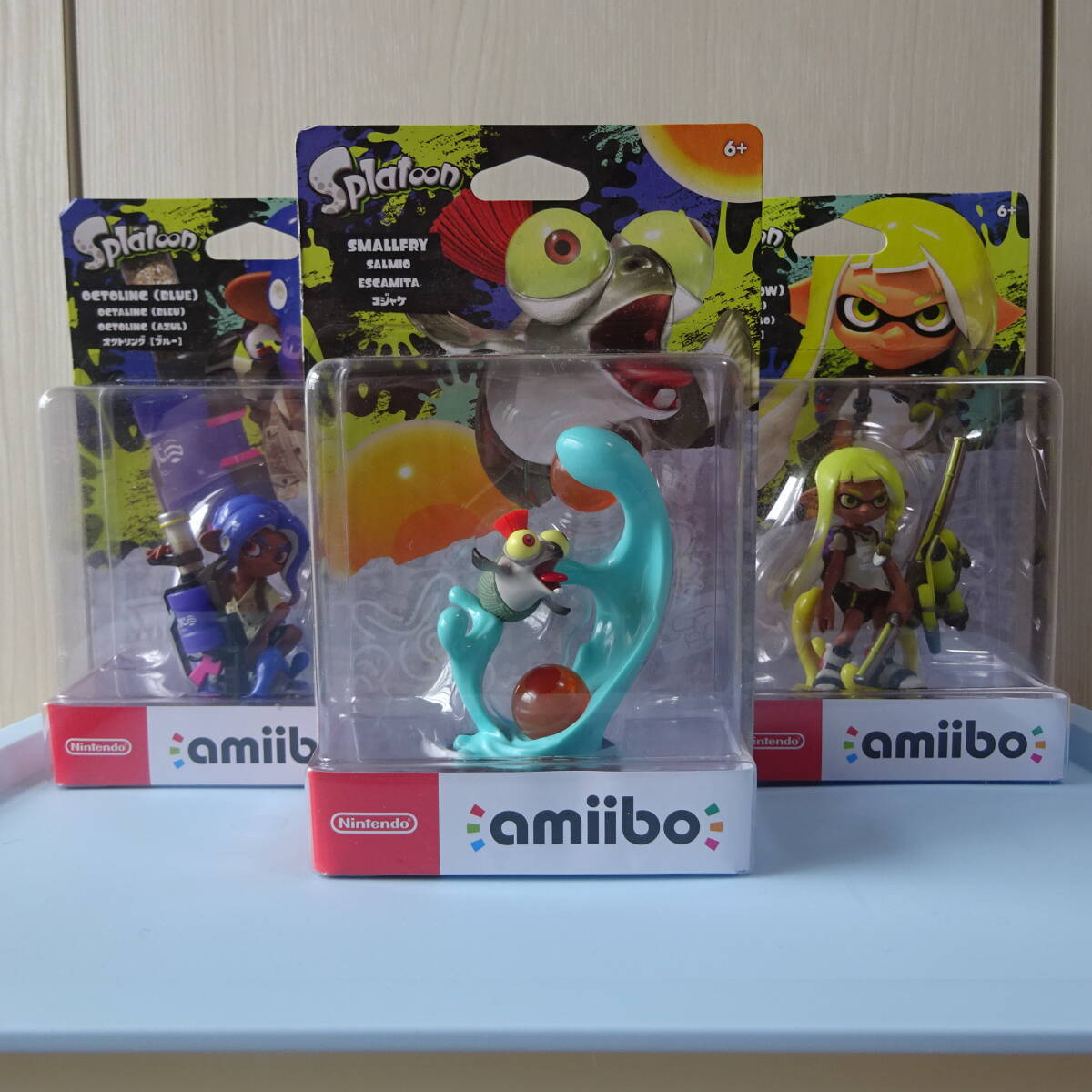 未開封 amiibo スプラトゥーンシリーズ色違い3体セット
