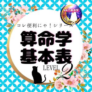 【便利】算命学基本表 レベル2 独学 鑑定 本 占い
