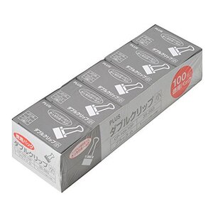 PLUS(プラス) プラス ダブルクリップ 小徳用パック 100個 CP-105-10P 35-583