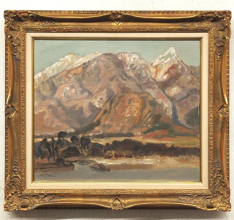 檜山健三,水辺の家(ヴェニス),2号油彩,梅田画廊出品作,蒐集心 檜山健三,水辺の家(ヴェニス),2号油彩,梅田画廊出品作,蒐集心