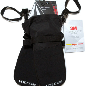 Volcom ボルコム ミトン グローブ Sサイズ 黒 ブラック ミリセント・ミット J6852406