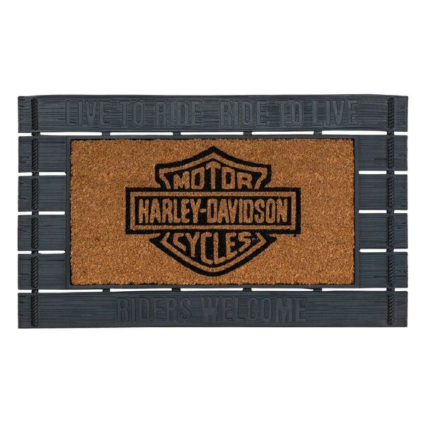 新品未使用 Harley-Davidson バー&シールド ライダーズ・ウェルカムエントリーマット HDX-99244 純正 ハーレーダビッドソン 送料無料