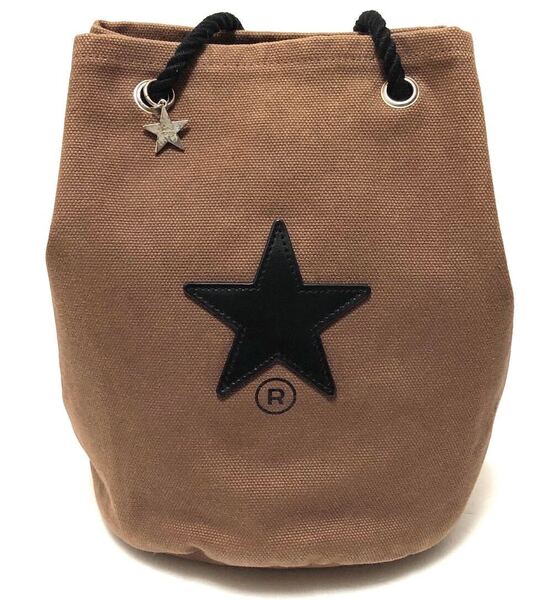 CONVERSE TOKYO コンバース 2409087 肩がけ ハンドバッグ ショルダーバッグ キャンバス ブラウン 巾着バッグ