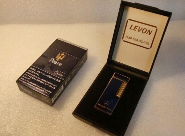 【絶版ライター】メルセデスベンツ LEVON 処分 コレクション ジャンク品扱い 貴重 ガスライター 入手困難