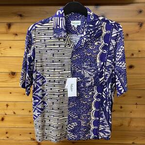 【新品】SURF LINE HAWAII サーフラインハワイ オリジナルジャムズ ジャムズワールド 洋柄 アロハシャツ レーヨン ハワイアンシャツ 開襟 M