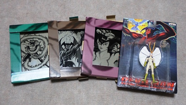 【年代物】バンプレスト デビルマン パブミラー3種 DEVILMAN ACTION FIGURE シレーヌフィギュアセット