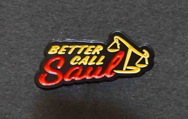 《黒黄赤BCS秤》■新品『Better Call Saul /ベター コール ソウル』ブレイキング・バッド Breaking Bad ■アメリカ ドラマ■ピンバッジ■