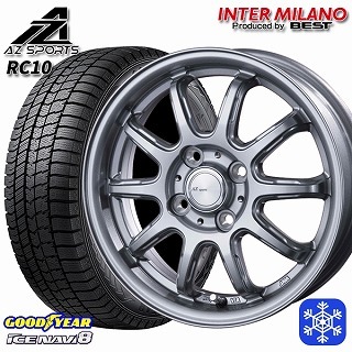 軽自動車等　AZスポーツ　14インチ中古アルミホイール　4本セット 軽自動車】新品 未使用 展示品アルミホイール 14インチ4本セット