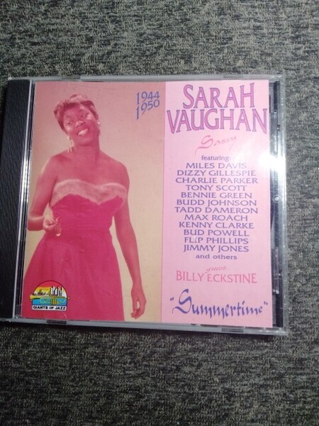 CD サラ・ヴォーンSarah Vaughan サマータイム 輸入盤