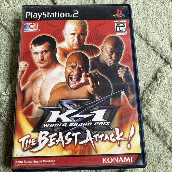 【PS2】 K-1 WORLD GRAND PRIX THE BEAST ATTACK !